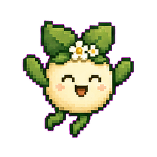The Nafsi mascot, joyful, the garden is alive