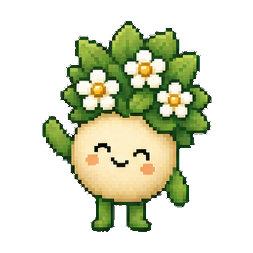 The Nafsi mascot, a stylized flowering tree with a gentle closed-eye face.